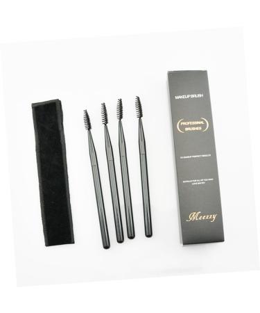 4pcs Eye Makeup Tools Set - Eyebrow Brush Lash Wand Cleaning Kit & More | Perfect for Eyelash Extensions & Beauty Care - Buy Online on GoSupps.com