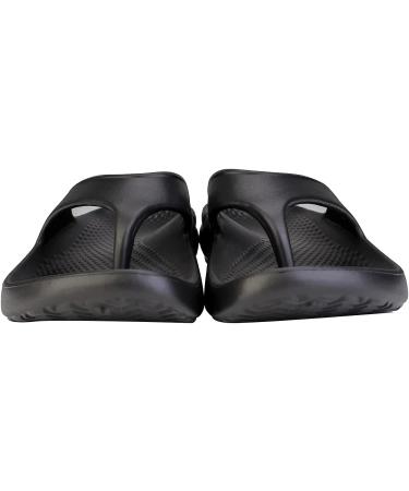 FonsBleaudy Plantar Fasciitis Sandals with Arch Support - Black, Women 9.5 / Men 8.5 - Buy Online on GoSupps.com