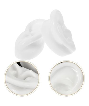 POPETPOP Silicone Ear Model Earmold for Earrings Acupuncture Jewelry - White - Buy Online on GoSupps.com