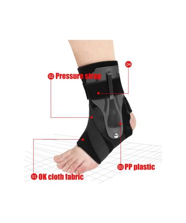 RiToEasysports Ankle Brace Compression Support - Injury Recovery & Joint Pain Relief for Men & Women - Black - Buy Online on GoSupps.com