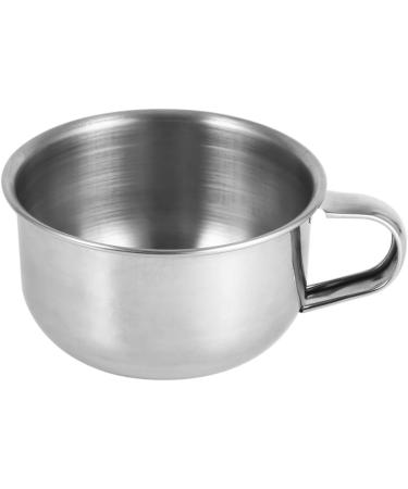 Premium Stainless Steel Shaving Bowl - Soap Shell Razor Mug for a Perfect Shave - Buy Online on GoSupps.com