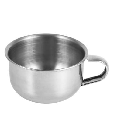 Buy New Stainless Steel Shaving Soap Mug Bowl - Men s Shaver Cleaning Foam Tool | International Shipping - Buy Online on GoSupps.com