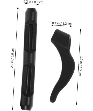 Buy Healeved 80 Pairs Anti-Slip Glasses Holder | Nerd Wax & Silica Gel Temple Hooks for Kids | Non-Slip Ear Straps for Glasses - Buy Online on GoSupps.com