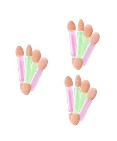 FOMIYES 24 Pcs Sponge Applicator Eye Shadow Stick Eyes Eye Shadow Brush