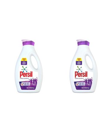 Persil Colour Laundry Washing Liquid Detergent keeps colours bright 100% recyclable bottle 1.431 L (53 washes) (Pack of 2)