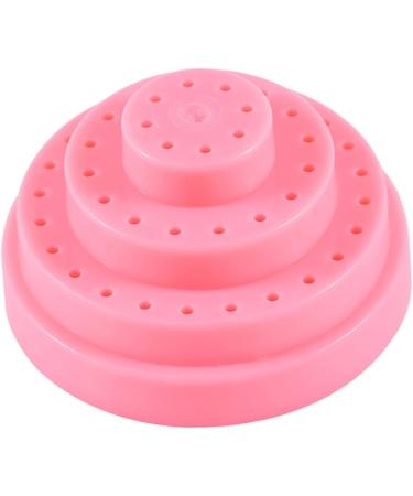 POPETPOP 1pc 48 Nail Drill Bits Holder Display Holder Stand Nail Grinding Head Storage Nail Bit Holder Container Manicure Drill Bits Holder Nail Display Stand Bracket Box Multicolor Size 1 Pink - Buy Online on GoSupps.com