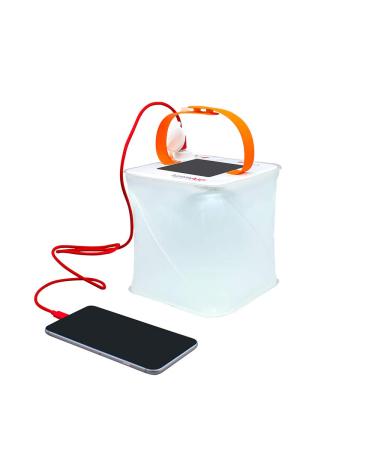 LuminAID PackLite Max 2-in-1 Camping Lantern and Phone Charger | For Backpacking, Emergency Kits and Travel | As Seen on Shark Tank Max White 150 Lumens