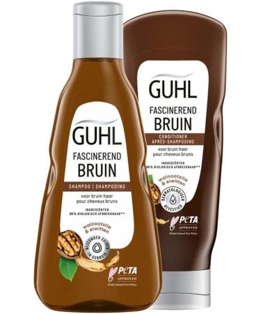 Kao Group Guhl Fascinating Brown Shampoo With Kuikui Nut Oil For Natural or Colored Brown Hair 250 Milliliters - Buy Online on GoSupps.com