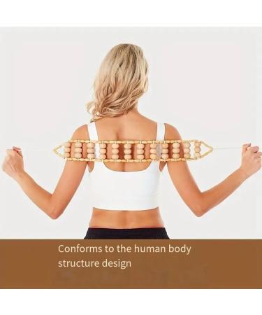 Tumuued Rope Back Massager - 47.2 Adjustable Massage Roller for Back Neck Legs & Waist - Perfect for Relaxation & Pain Relief - Buy Online on GoSupps.com