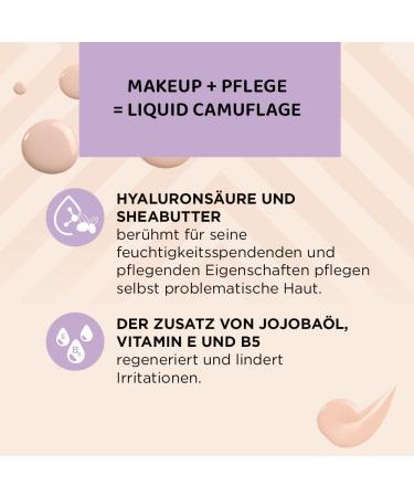 Eveline Cosmetics Liquid camouflage corrector No 02 water resistant makeup concealer with hyaluronic acid and vitamin E concealer dark circles nutrition and skin regeneration - Buy Online on GoSupps.com