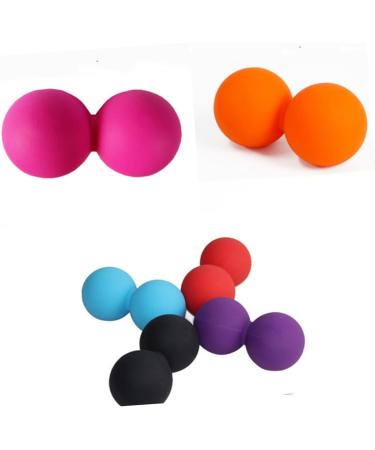 Gatuida 3ST White Peanut Massage Balls | Professional Weightlifting & Fitness Tools | Muscle Soreness Relief | Yoga Roll Equipment - Buy Online on GoSupps.com
