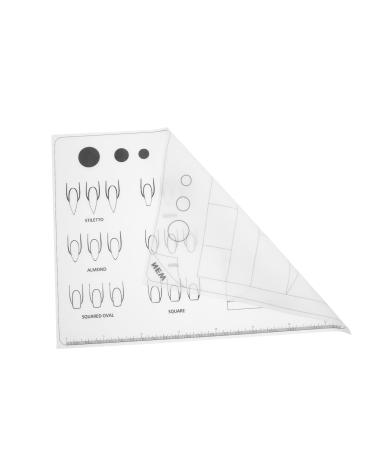 FOMIYES Nail Coloring Pad Train Acrylic Nail Practice Mat Manicure Art Beginners Nails Supplies Nail Art Accessories Silicone Mats Kit Template Small Laminated Silica Gel Nail Decals Work 40.00X30.00X0.30CM As Shown