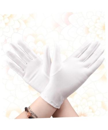 Healeved 3 Pairs for Jewelry Inspection Jewelry Etiquette Cotton Glove Jewelry Inspection Soft Stretchy Protective Formal Wear Work White Hand - Buy Online on GoSupps.com