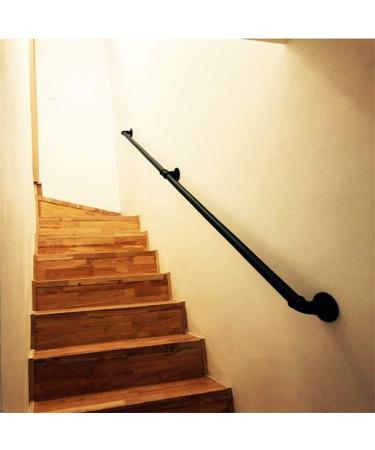 Stair Banister Handrail Handrail 3Ft Complete Kit Non-Slip Industrial Wind Wrought Iron Pipe Elderly Stairs Handrail Indoor and Outdoor Corridor Attic Support Rod - Buy Online on GoSupps.com