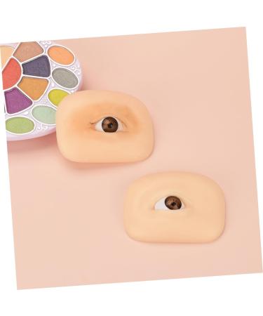 SKISUNO Practical Eye Skin 1 Set Makeup Practice Skin Eyeshadow Makeup Training Eye Skin Eye Makeup Board Mold Make up - Buy Online on GoSupps.com