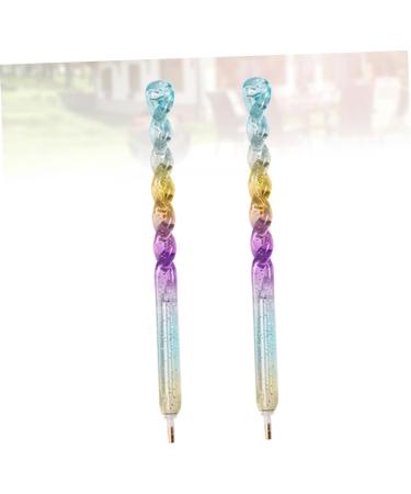 2PCS Sculpture Modeling Tools Nail Polish Dotting Tool Point Drill Pen Nail Wax Picker Pencil Rhinestones Pencil Bling Accessories Plastic Nail Point Pen Pickup 5d Diamond Drawing As Shown Medium - Buy Online on GoSupps.com