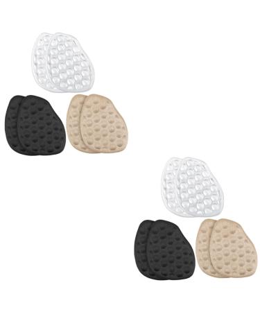 FOMIYES 6 Pairs High Heels Forefoot Pad Block Heels for Women Dressy Crystals and Gemstones Lovely Forefoot Cushion Forefoot Pads Comfortable High Heel Pads Foot Care Sole of Foot Gasket