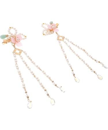 MAGICLULU 2 Pairs Comb Washing Capsules Aesthetic Hair Accessories Wedding Headwear Traditional Chinese Hairpin Chinese Girl Hair Accessories Flower Hair Clip Pair Clip Classical Metal - Buy Online on GoSupps.com