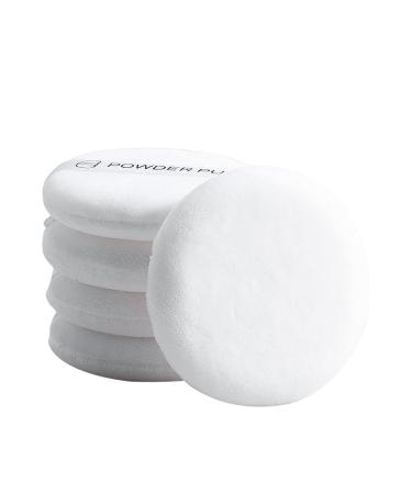 Setting Powder Puff | Face Powder Puff - Soft Washable Powder Applicator for Body Powder Loose Powder Makeup Powder Dry Makeup Tool Fanelod White