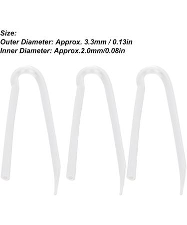 Hearing Aid Sound Tube 10pcs Hearing Aid Tubes Flexible Type Hearing Aid Tubing Replacement (3.3 * 2.0mm) - Buy Online on GoSupps.com