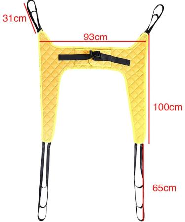 Toileting Sling Patient Lifter Divided Leg Shower Sling Professional Patient Lifter Medical Lift Equipment Full Body Sling Lift Transfer Belt OneSize - Buy Online on GoSupps.com