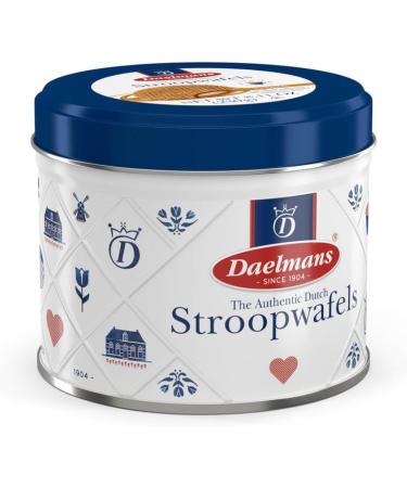 Daelmans Stroopwafels in Tin - 330g - Authentic Dutch Caramel Wafers - Buy Online on GoSupps.com