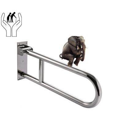 Grab Bars Handle Safety Support Hand Rails Handicap Grab Bars for Bathroom Toilet Flip Up Grab Safety Bars Handrail Bracket Senior Balance