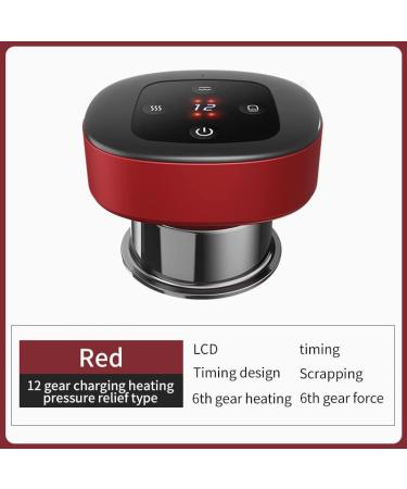 Smart Red Light Electrical Cupping Set - 2PCs Massage Therapy Device with 12 Corridors for Neck Relief | International Shipping - Buy Online on GoSupps.com