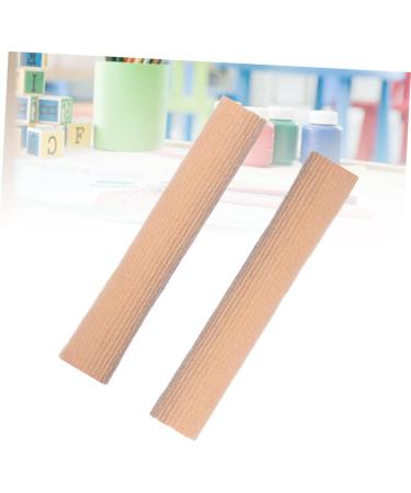 2pcs Toe Separator & Hammer Toe Protector Kit - Khaki Fiber Tube Set - Buy Online on GoSupps.com