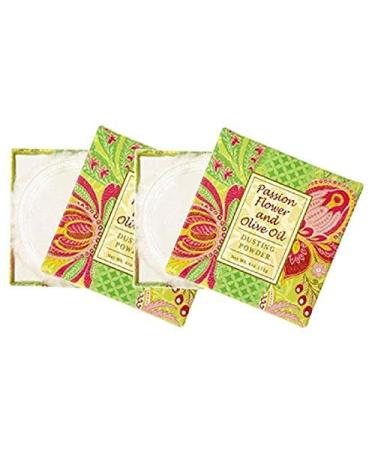 Greenwich Bay Trading Co. Dusting Powder Set of Two (Set of Two Passion Flower)