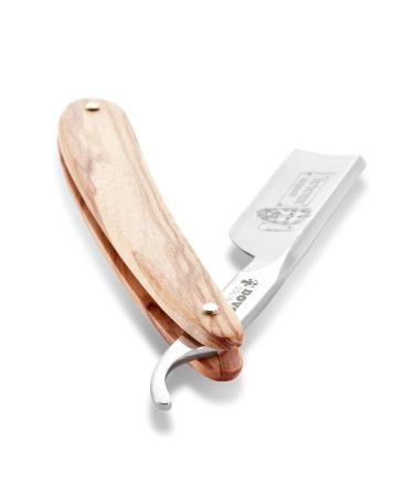 Buy DOVO Barbarossa Razor - Olive Wood Handle 5/8 Straight Carbon Steel Full Hollow Grind for Precision Shaving - International Shipping Available - Buy Online on GoSupps.com