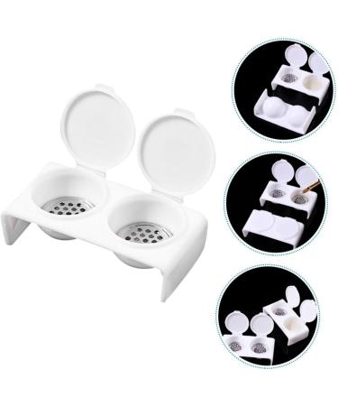 minkissy Nail Art Brush Cup Nail Tools Nail Art Tools Damping Dish for Nails Nail Soaking Bowl Acrylic Nail Dish Dappen Dish Nail Bowl Dapping Dish for Nails Stainless Steel Liquid Wash Pen - Buy Online on GoSupps.com