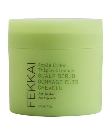 FEKKAI Apple Cider Detox SCALP SCRUB - Gentle, Creamy Scalp Exfoliation - Removes Buildup & Promotes Circulation - For All Hair Types - 220ml Jar