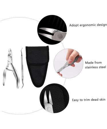 FOYTOKI 1 Set Manicure 2-piece Set Pedicure Tool Fingernail Clipper Nail Pliers Trimmer Nail Clippers Manicure Tool Toenail Finger Pliers Nail Trimmer Home Nail Pliers - Buy Online on GoSupps.com