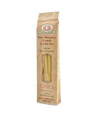 Rustichella d'Abruzzo Bucatini, Durum Wheat Pasta - 17.5 Ounce Bags (Pack of 4)