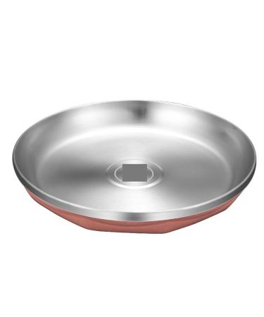 Fruit Tray Stainless Steel Plate Thickened Anti-scalding Restaurant Disc Home Jiaozi Plate Kitchenware