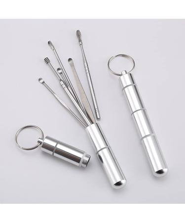 BYNNIX 6-in-1 Pocket Ear Wax Removal Kit - Ear Spoons Cleaner Tool for Gentle Ear Cleaning - Buy Online on GoSupps.com