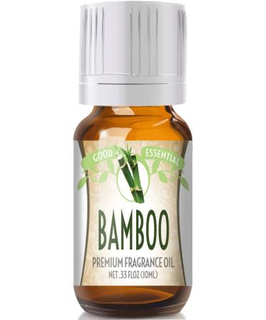 Good Essential - Professional Bamboo Fragrance Oil 10ml for Diffuser Candles Soaps Lotions Perfume 0.33 fl oz - Bamboo Scented Diffuser Oil - Aromatherapy Oils - Candle Fragrance Oil Bamboo 0.33 Fl Oz (Pack of 1)
