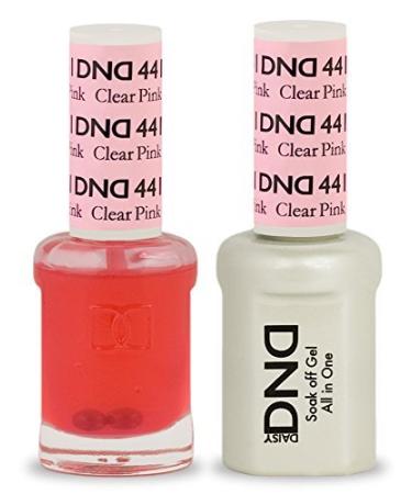 DND Soak Off Gel Polish Dual Matching Color Set 441 Clear Pink