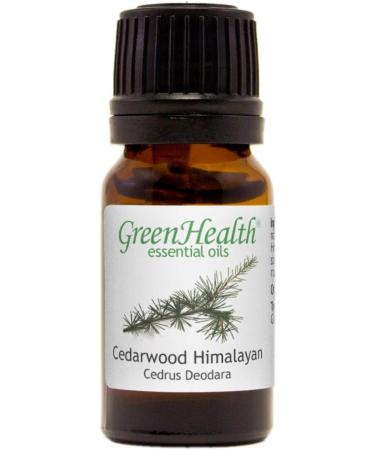 Cedarwood Himalayan Essential Oil - 1/3 fl oz (10 ml) 100% Pure Essential Oil GreenHealth - Buy Online on GoSupps.com