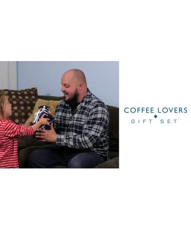 Coffee Lover's Gift Set: Double Insulated Cup & Pot Ground Coffee Sampler - 5 Special Blends in Gift Bag - Buy Online on GoSupps.com
