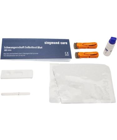 Accurate Home Blood Pregnancy Test - Detect HCG Levels from 25 mIU/ml | Fast Results - Buy Online on GoSupps.com