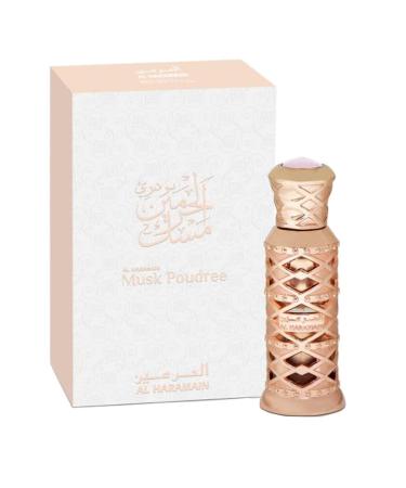 Al Haramain Musk Poudree Perfume Oil EDP Unisex 0.4 Fl Oz