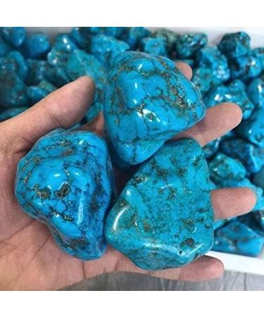 Natural Crystal Rough Blue Turquoise Rough Stone Quartz raw Crystal Crystals and Minerals 3pc - Buy Online on GoSupps.com