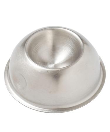 Zerodeko Egg Serving Cup Table Hard Storage Tabletop for Household Stainless Stand Kitchen Silver Spoon Egg Holder Tray