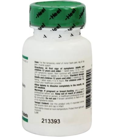 Heel - Back 300 mg 100 tabs | Natural Pain Relief Tablets - Buy Online on GoSupps.com