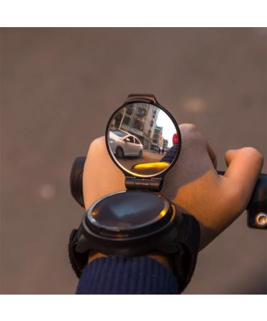 Wide Angle Bicycle Rear Mirror | 360 HD Glass Wrist Brace for Cyclists - Optimal Safety & Visibility - Buy Online on GoSupps.com