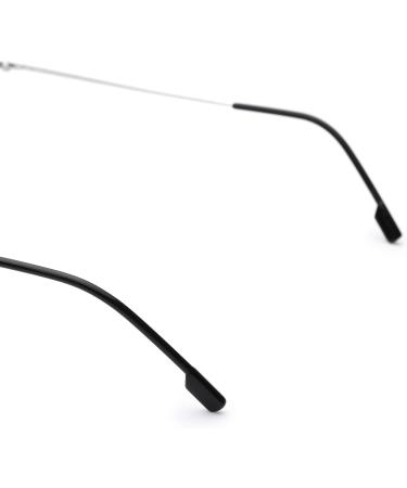 Round Rimless Bifocal Reading Glasses +3.00 | Titanium Alloy Lightweight Readers for Men & Women - Silver 3.0x - Buy Online on GoSupps.com