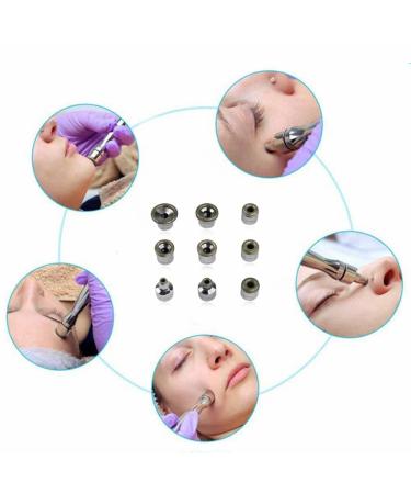 Diamond Dermabrasion Head - 9 Replacement Tips for Home Facial Exfoliation - Buy Online on GoSupps.com