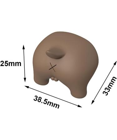 Fenteer Pooping Toothpaste Cap Dog Butt Toothpaste Cap Dustproof Squeezing Toothpaste Artifact Portable Funny Toothpaste Dispenser Brown - Buy Online on GoSupps.com